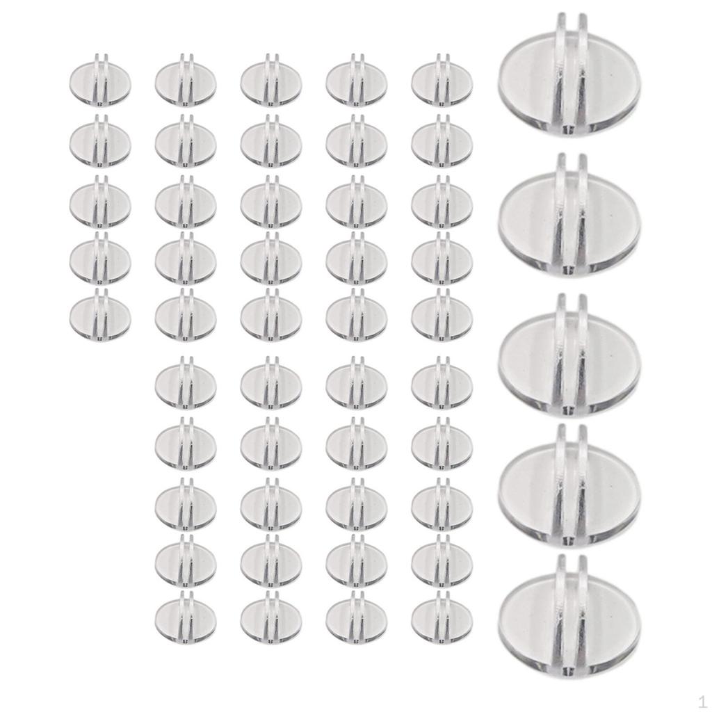 50x Cards Stand DIY Game Card Stands Portable Miniature Bases Board Props for Display Business