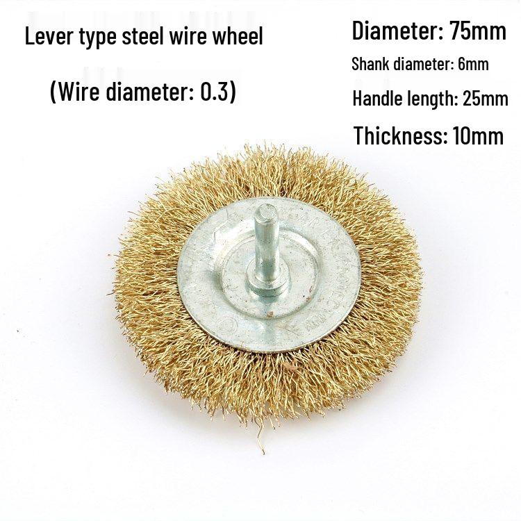 Steel Wire Grinding Wheel for Wood Carving and Furniture Debarking