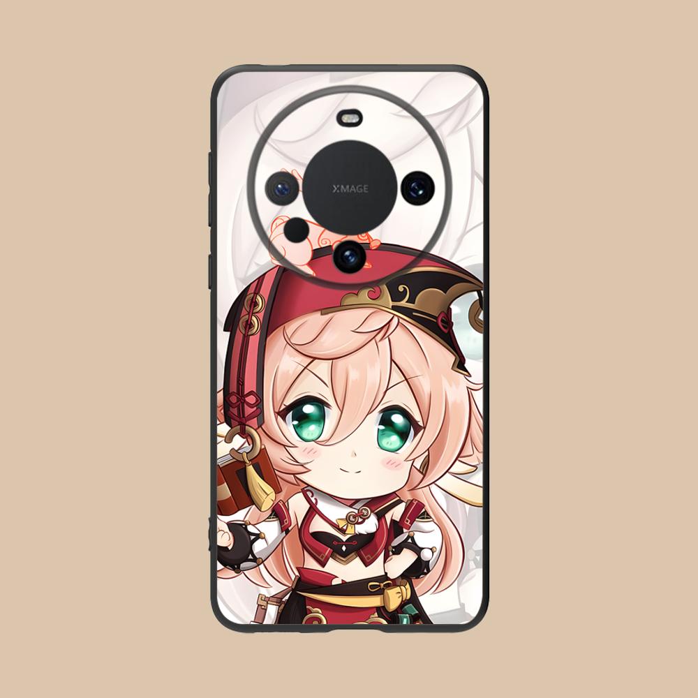 

Game GI Yanfei Matte TPU Mobile Phone Case for Huawei Mate 60 50 40 30 20 10 Pro Plus Lite E 5G Colorful Printing Cover Huawei Mate 10 Lite