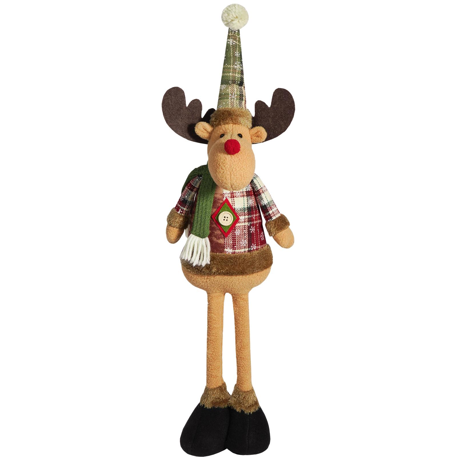 

Cute Plush Dolls for Christmas decoration Vivid Appearance Soft Cute Figurine for Christmas Themed Party Decor олений