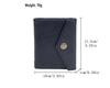 Cross-Border Japanese & Korean Men's Genuine Leather Bi-fold Wallet with Money Clip – Cowhide, Vegetable-Tanned, Vertical Design, Casual Buckle.
