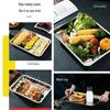 Guroo 304 Stainless Steel Rectangular Multipurpose Tray (5-Pack)