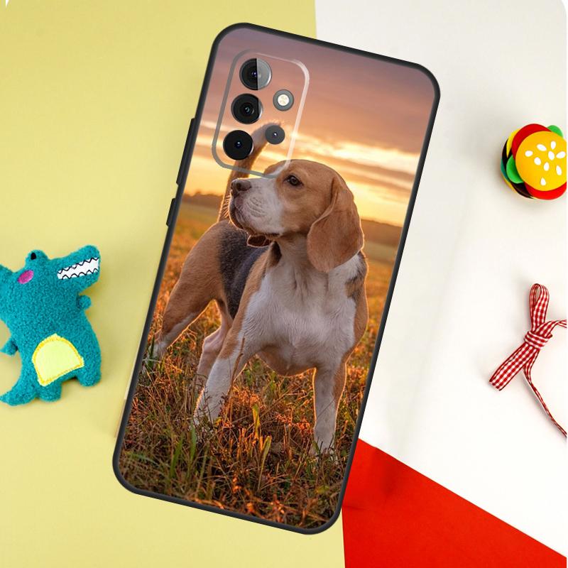 Cute Beagle Dog For Samsung Galaxy A54 A34 A14 A55 A35 A15 A53 A33 A13 A05 A06 A16 A22 A32 A52 Phone Case