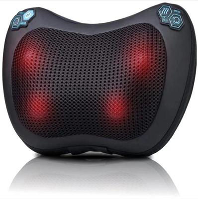 Dual-Use Neck & Back Massager Pillow with Heat Therapy for Home & Car Use
