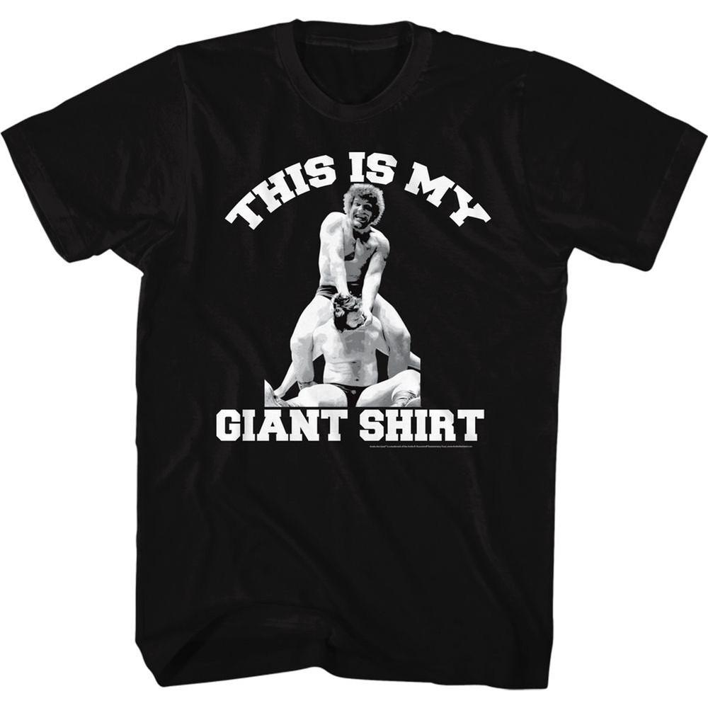 Andre The Giant Death Black Icon Shirt M