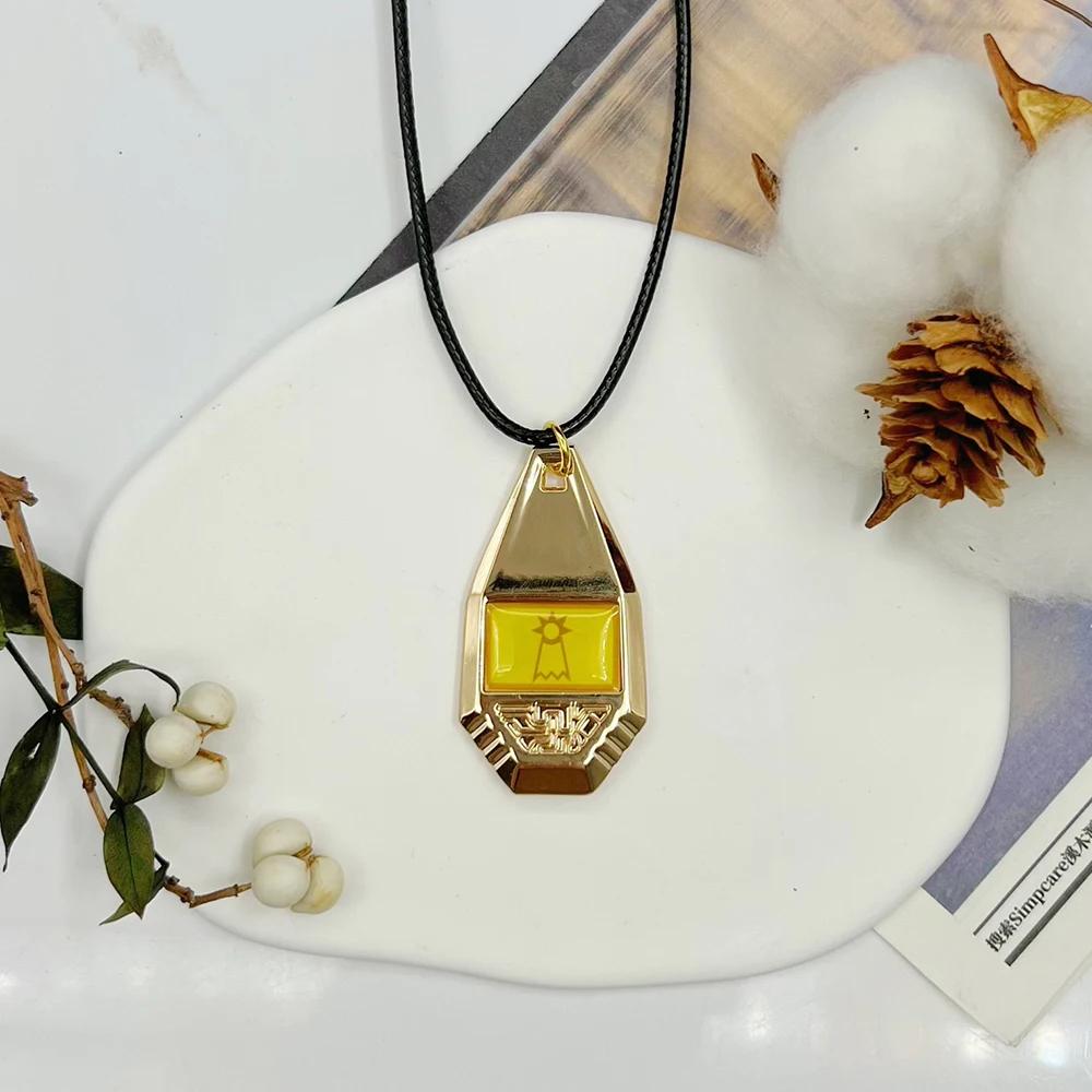 Anime Digimon Adventure Cosplay Necklace Digital Monster Unisex Tag Crest Badges Pendant Choker Jewelry Accessories Gift