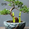 Planter Insert Resin Ornament Plant Shoot Garden Stake Flower Pot Insert Decoration for Patio Yard Flower Bed Potted Plants Bonsai