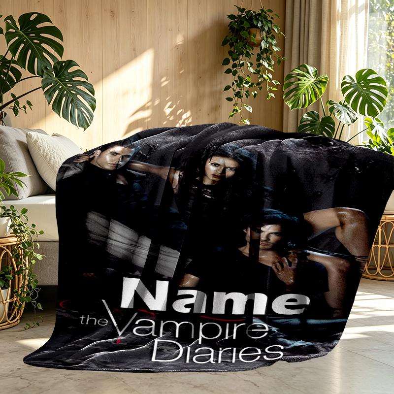 Custom Name Personalized horror theme Print Blanket, Home Decor, Bedroom, Sofa, Camping, Couch, Gifts for Birthday Christmas