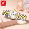 OLEVS 3629 Diamond Women Watch Luxury Brand Original Quartz Watch Stainless Steel Waterproof Luminous Calendar Women Watch Gift