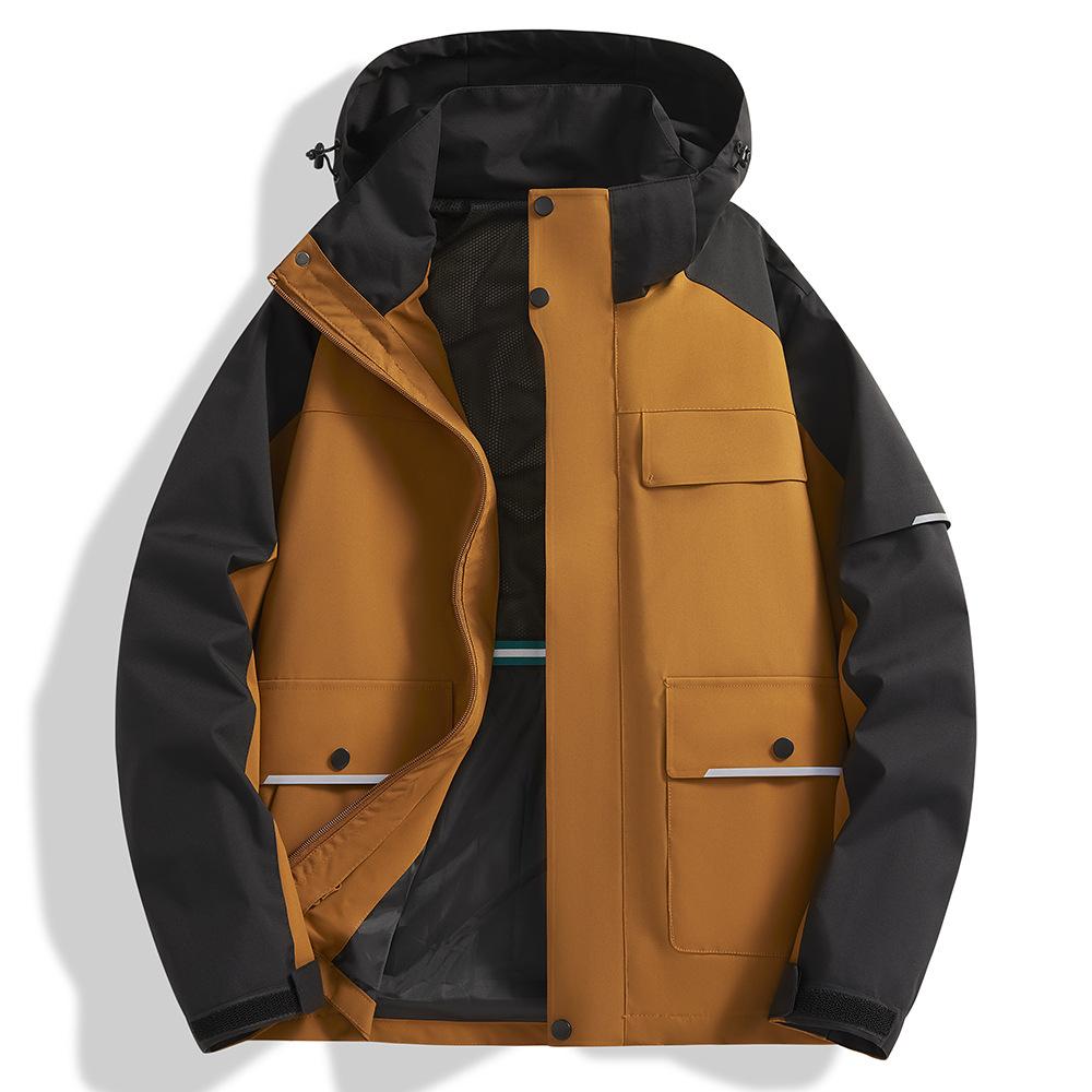 New Couple Single Mountain Windproof Waterproof Jacket for Men and Women Plus Size Jacket for Spring and Autumn New Outdoor Style