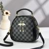Shoulder messenger bag classic versatile bag women's bag retro checkerboard handbag
