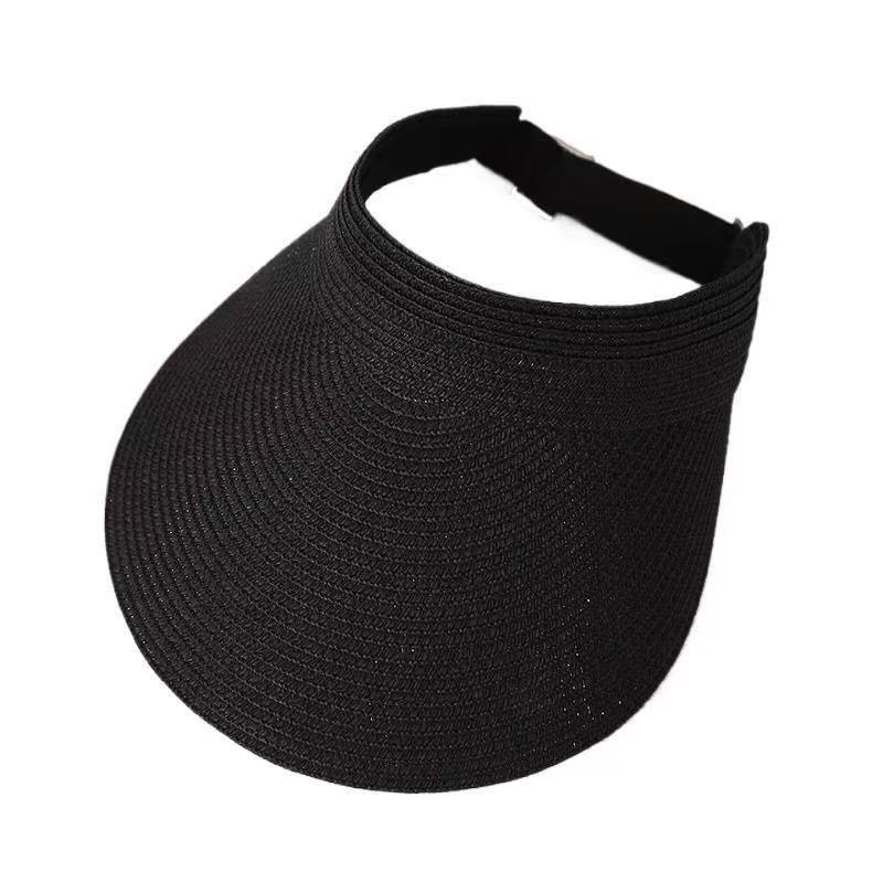 Summer bow raffia big brim straw hat women's new summer outdoor seaside beach sunshade sun hat