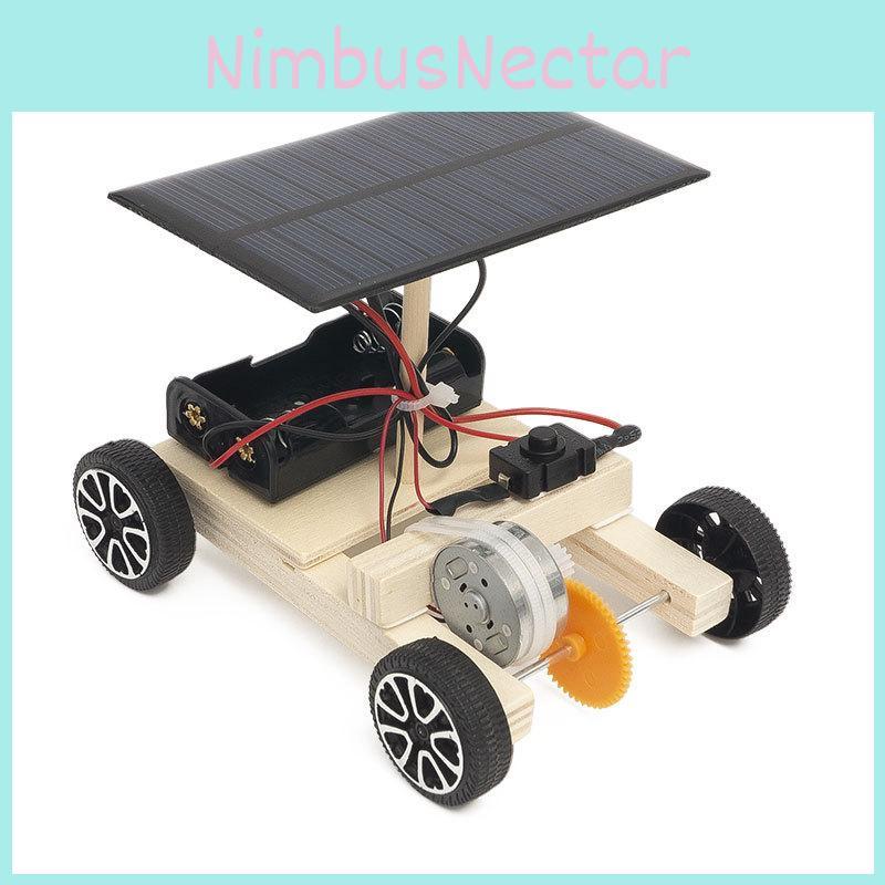 Elementary School Diy Science Solar-powered Electric Car Stem Educational Model