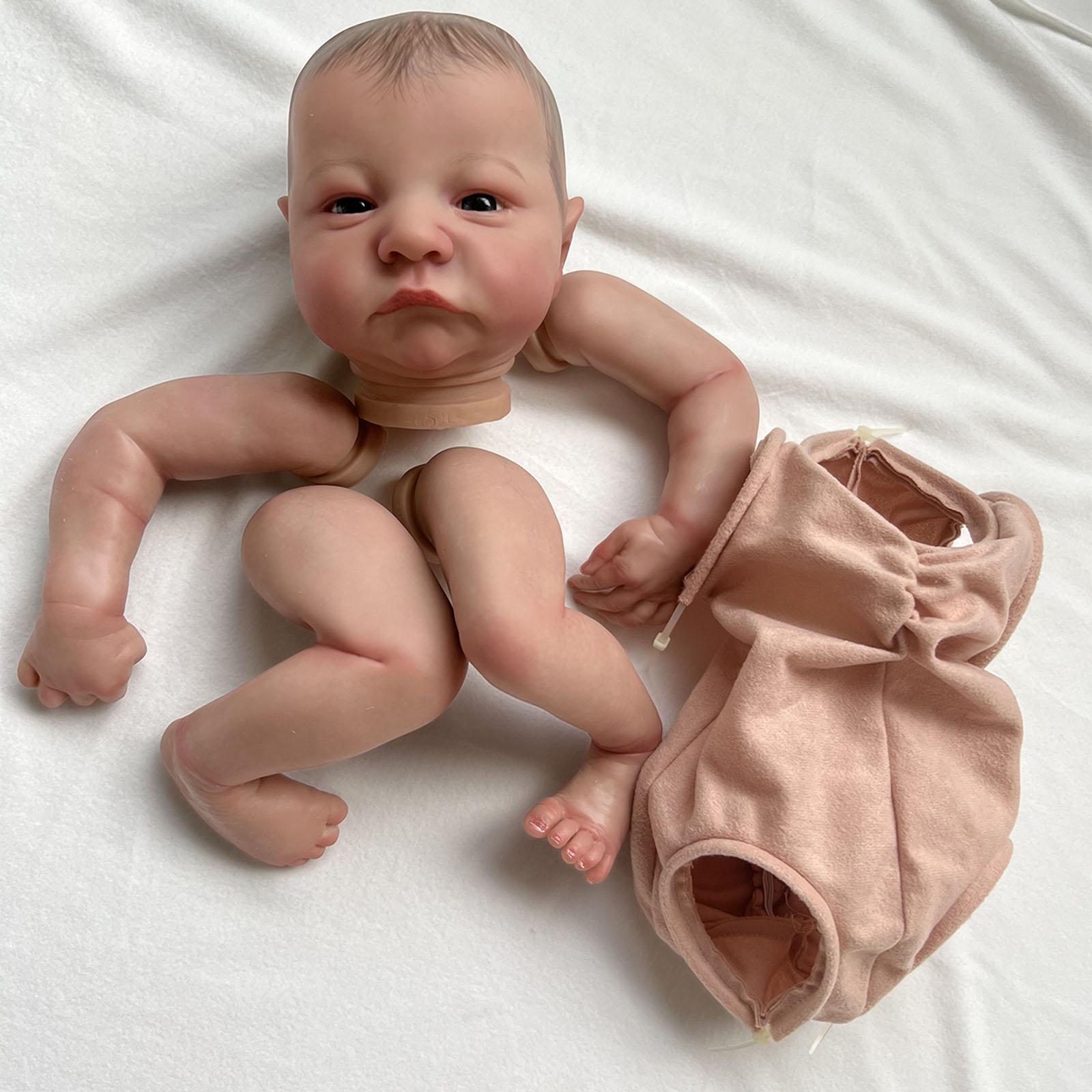 

19 коллекционные игрушки Reborns аксессуары для детей DIY реалистичные куклы наборы реалистичная виниловая кукла с тканевым телом детский подарок