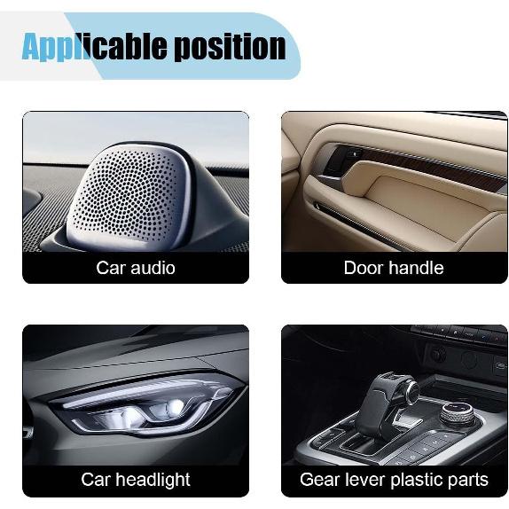 4PCS Plastic Chisel Scraper Set, Non-Marring Plastic Scraper Tools, Safe Chi