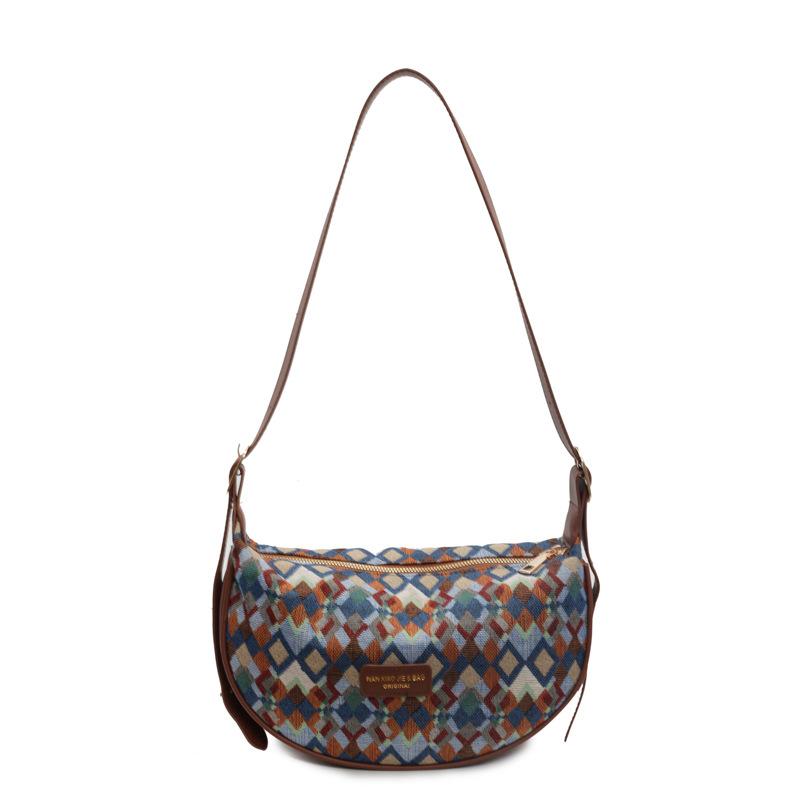 

Сумка кроссбоди Нишевая сумка-пельмень высокого класса для женщин Студенты колледжа Ин В классе Одноплечевая сумка-подмышка