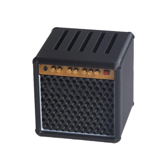 Guitar Picks Holder Retro Amplifier Style Guitar Pick Display Case with 5 Slots Guitar Pick Storage Box Gift for Guitar Players Music Enthusiasts