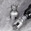 Pipe Thread Cutting Tool Electric Drill Compatible PVC Pipe Threader Kit 1/2IN 3/4IN Pipe Sizes Rethreading Tool