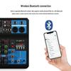 5-Channel USB Bluetooth DJ Mixer: Driver-Free Sound Card for Live Broadcast, Home, and Stage Use
