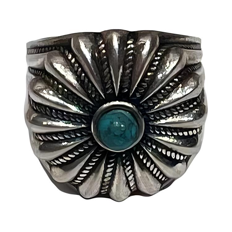 Gucci Interlocking Double G Pattern Matte 925 Silver Ring Unisex rings 728428-J8749-8183 14