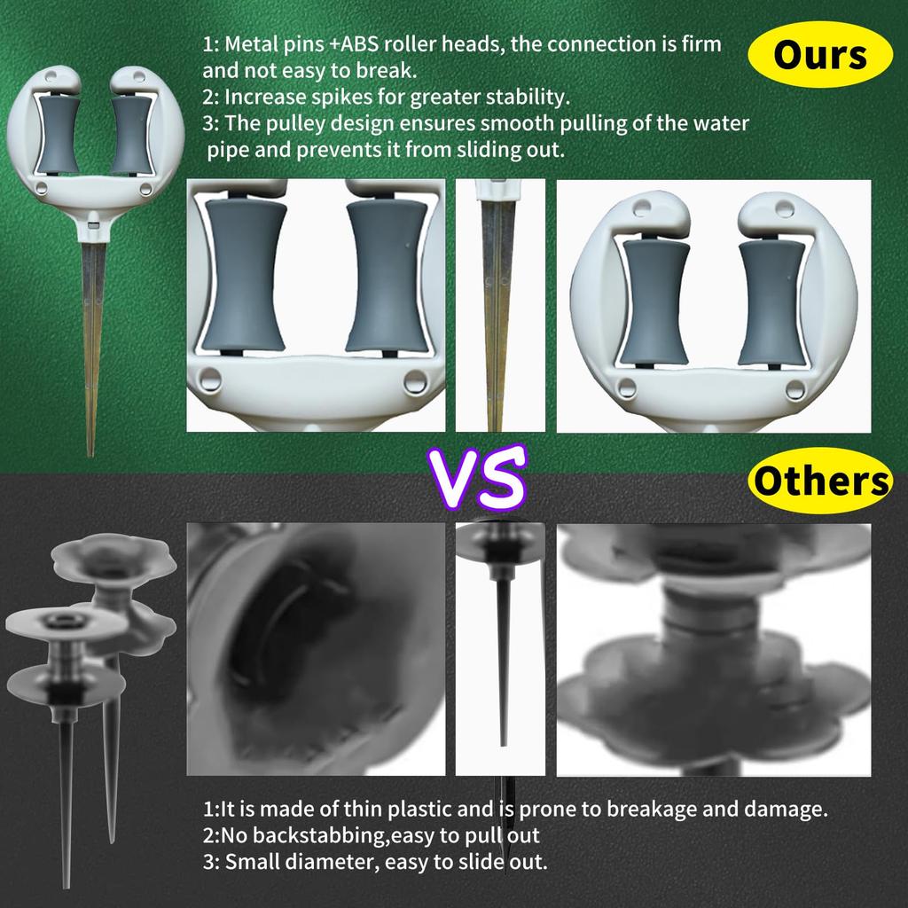 Gartenschlauchhalter Bewässerungsschlauchständer Outdoor Pflanzen Bewässerungsschlauchführung Organizer für Hofpflanzen