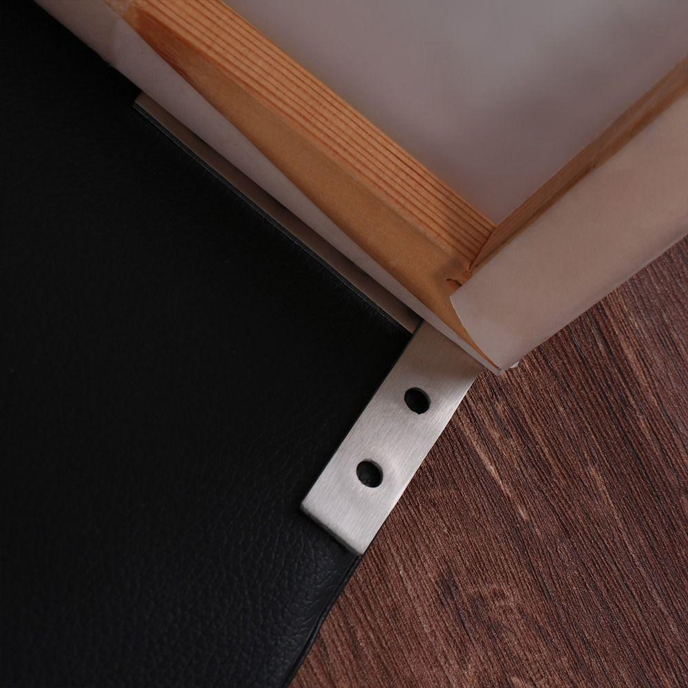 2PCS Chicken beak Hidden Hinges Seven-word Inset Invisible Door Pivot Hinge 360 Degree Rotating Stainless Steel
