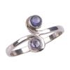 Natural Tanzanite Gemstone 925 Solid Sterling Silver Jewelry Ring Size 7.5 G1d56
