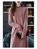 2025 Autumn/Winter Petite Loose Sweater, Semi-High Neck, Casual Knit Top for Middle-Aged Women.