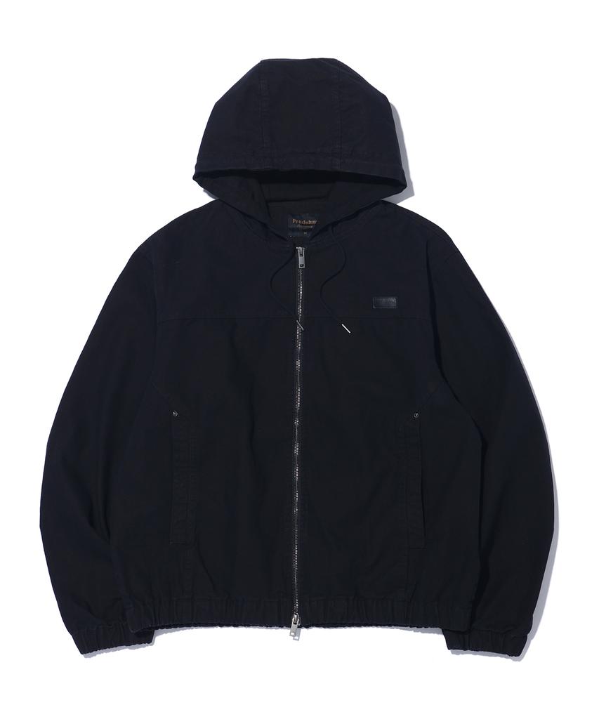 Pendulum Oxford Cation Two-Way Zip-Up Hoodie Lq1Ju033_Black