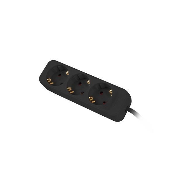 Lanberg Règles De Marque Modèle 3 Outlet Schuko Noir 1.5M Ps0-03F-0150