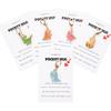 Cute Cartoon Dinosaur Keychain with POCKET HUG English Hug Card and Bag Pendant