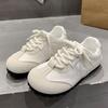 Niche retro casual board shoes, light lace-up puff shoes for women's 2025 new autumn super soft German training shoes for women
