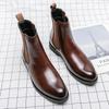 Fashion Luxury Genuine Leather Designer 37~46 Couple Business Formal Ankle Boots for Men Fashion Casual Man Shoes Footwear