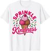 Ice Cream Sprinkle Kindness Funny Ice Cream Lover Women T-Shirt