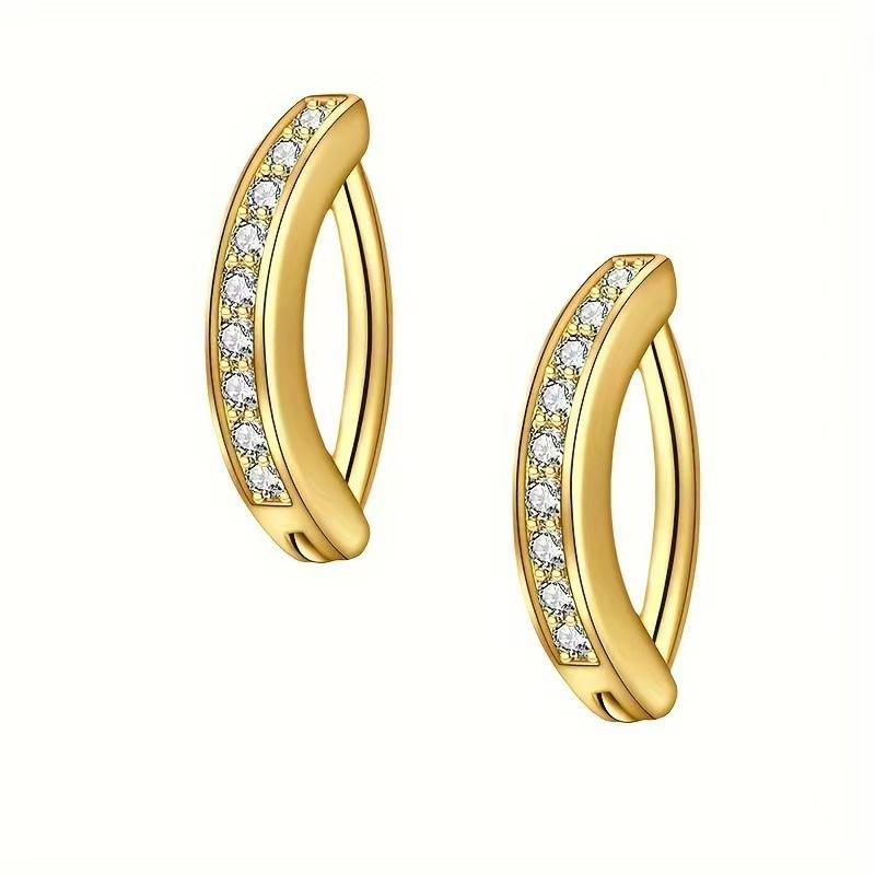 

Сексуальный модный персонализированный деликатный пирсинг пупка с инкрустацией цирконием gold 1PC