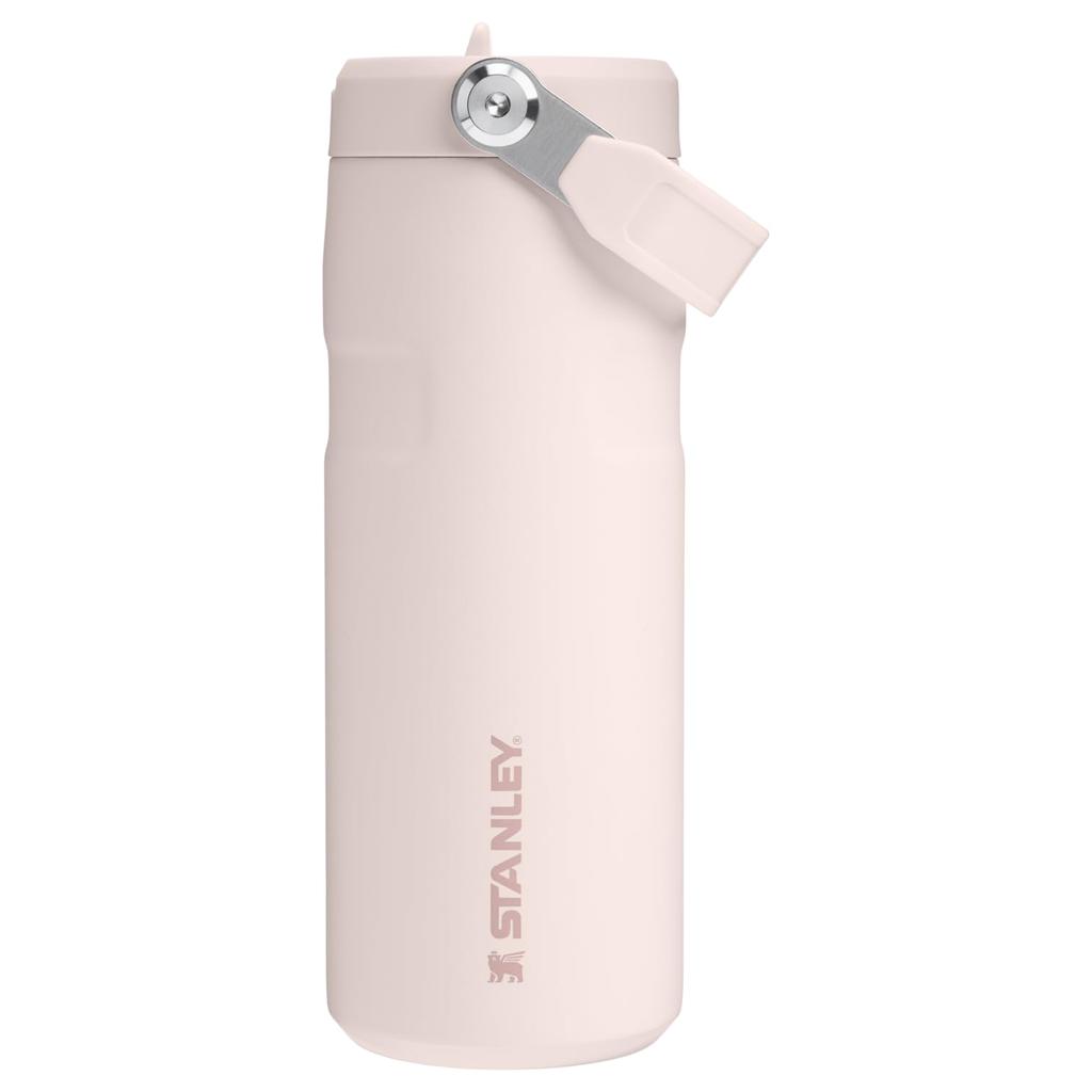 Stanley 1913 Iceflow Flip Straw 2.0 Vacuum Insulated Bottle, Rose Quartz, 16oz | 0.47L
