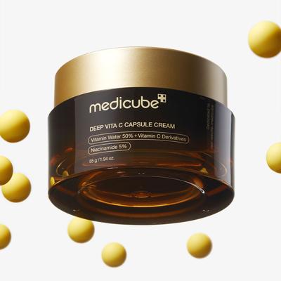 Hidratante Cápsula Dourada de Vitamina C Profunda Creme Facial Iluminador 55g