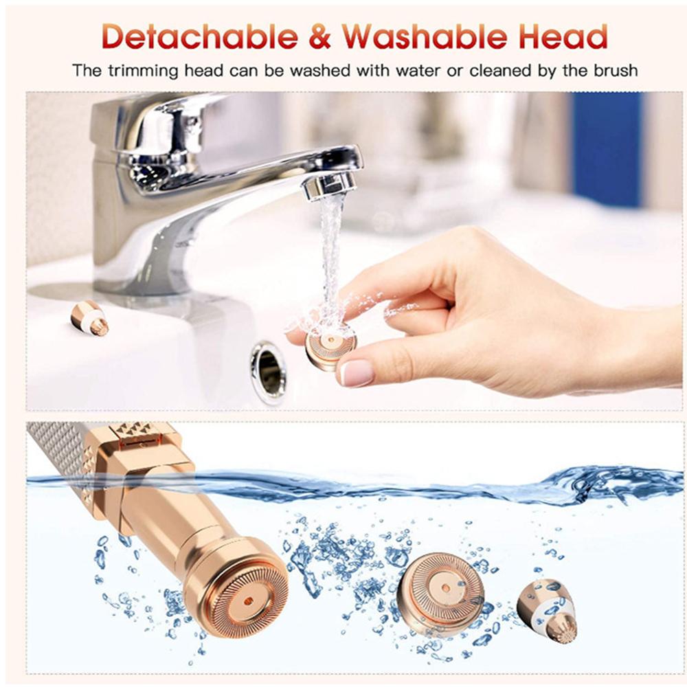 Epilator Face Hair Removal Lipstick Shaver Electric Eyebrow Trimmer Women's Hair Remover Mini Shaver Epilator for Women