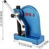 Machine Presse Manuelle - VEVOR - 1 Tonne - Hauteur de travail 110 mm - Plaque d'enclume 90 mm