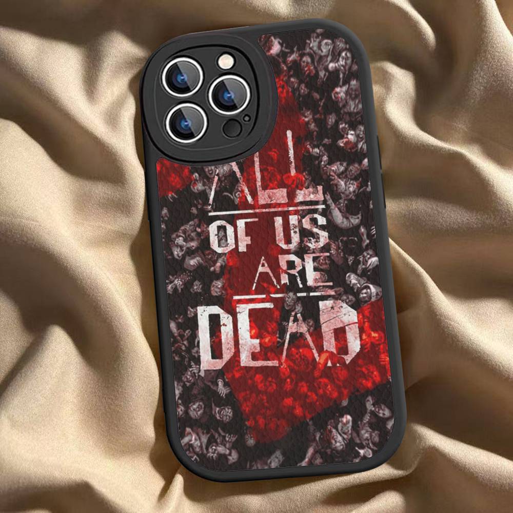 

TV All Of Us Are Dead Leather Phone Case For IPhone 16 14 15 Pro Plus 13 12 11 Pro Max Silicone Cover iPhone 15pro max