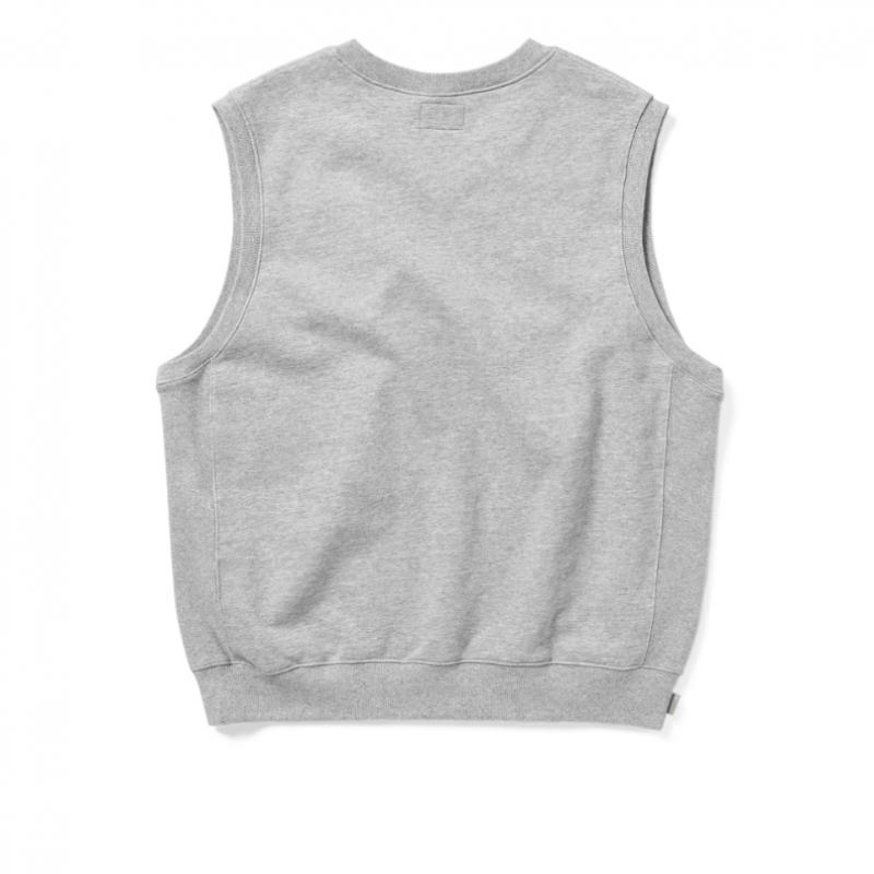 ThIs Is NeVer That T.n.t. Classic Hdp V Neck Vest Heather Grey