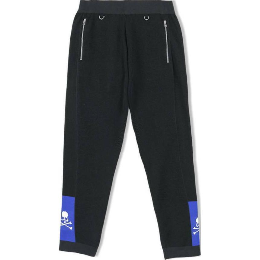 

Adidas Оригинальные спортивные брюки Originals X Consortium X Mastermind с цветными блоками, с принтом, средней посадки, повседневные, мужские, низ, черный CG0755 S