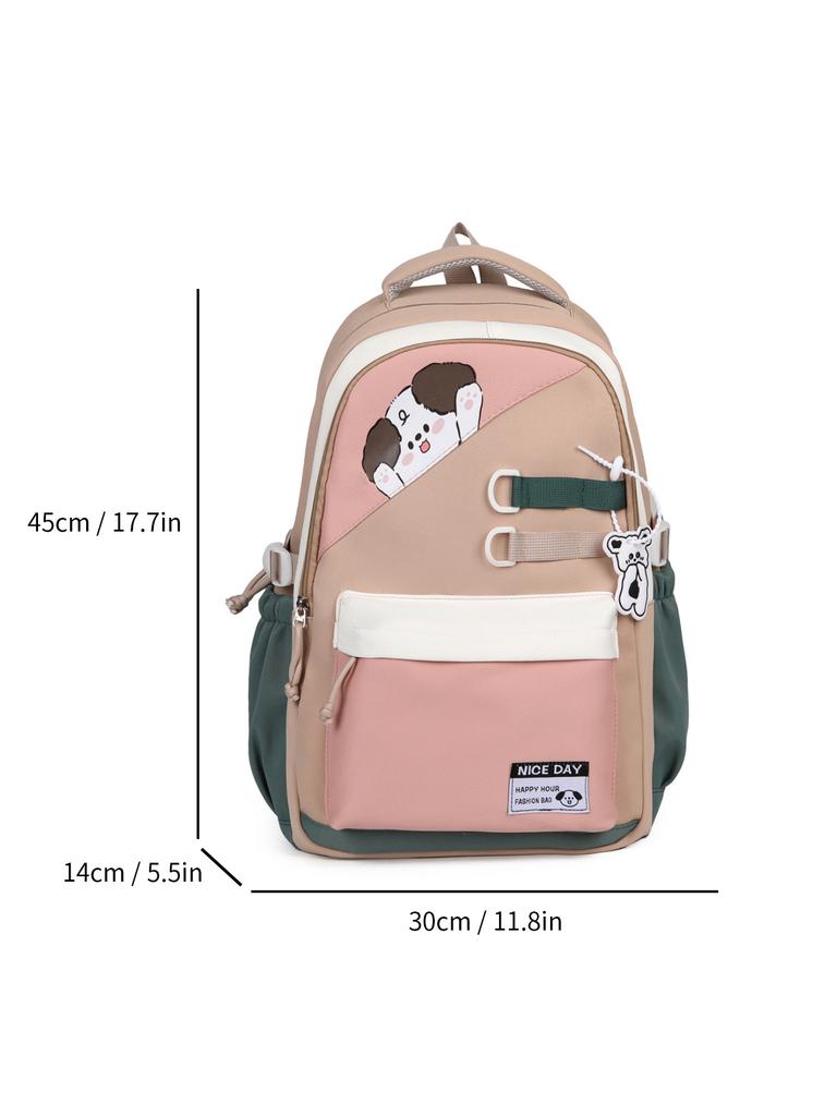 Schoolbag Campus Junior high school student schoolbag College student simple Korean version large capacity computer travel backpack lightweight high