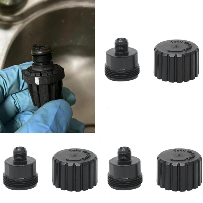 3Pieces Practical Lubrication Cup Replacement Set Grease Cup PVC Texture Suitable for Pool Spa Valves PVC Construction