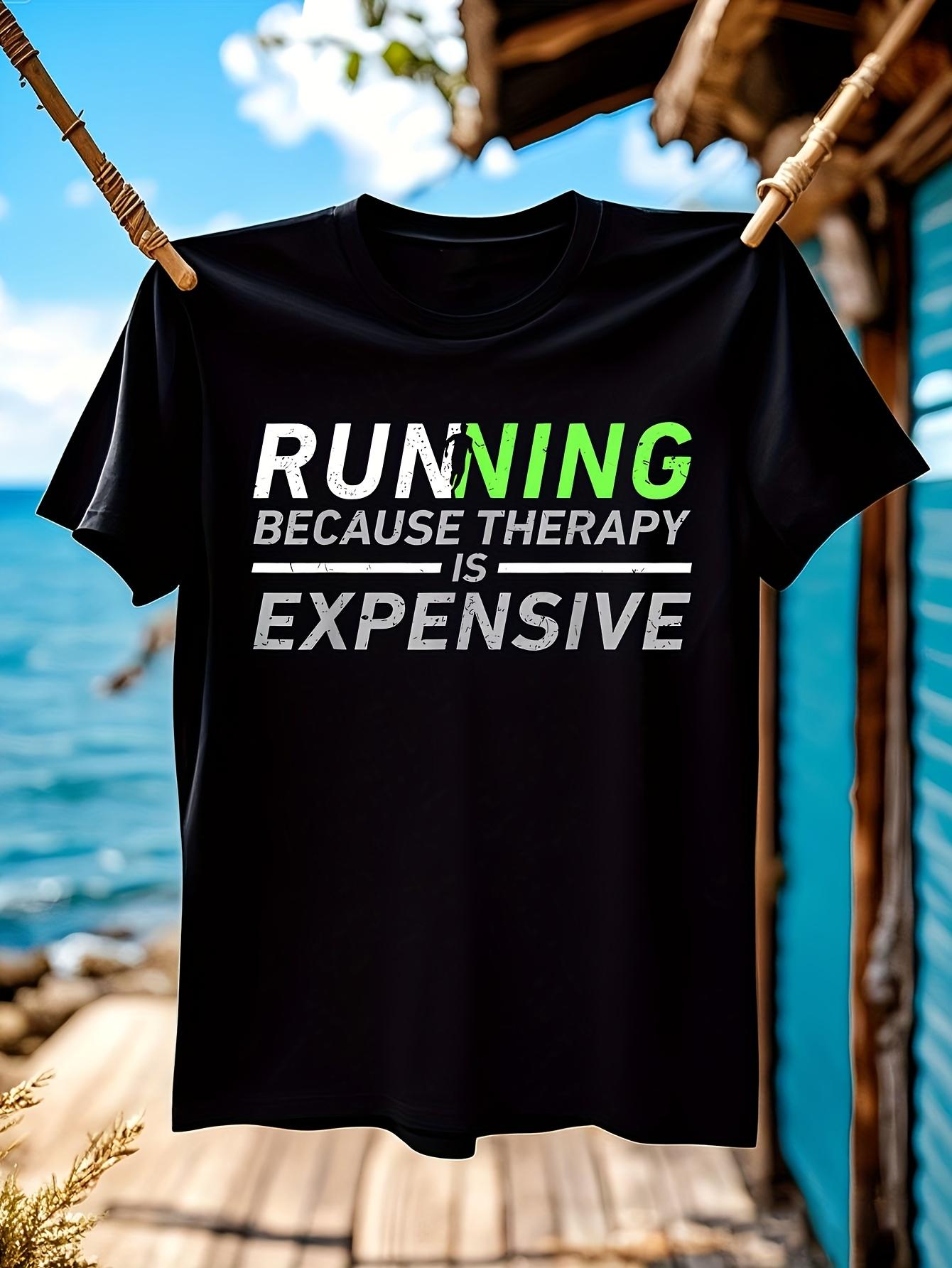 Funny Tshirt Funny Running Relax Saying Tshirt - Because ... XL