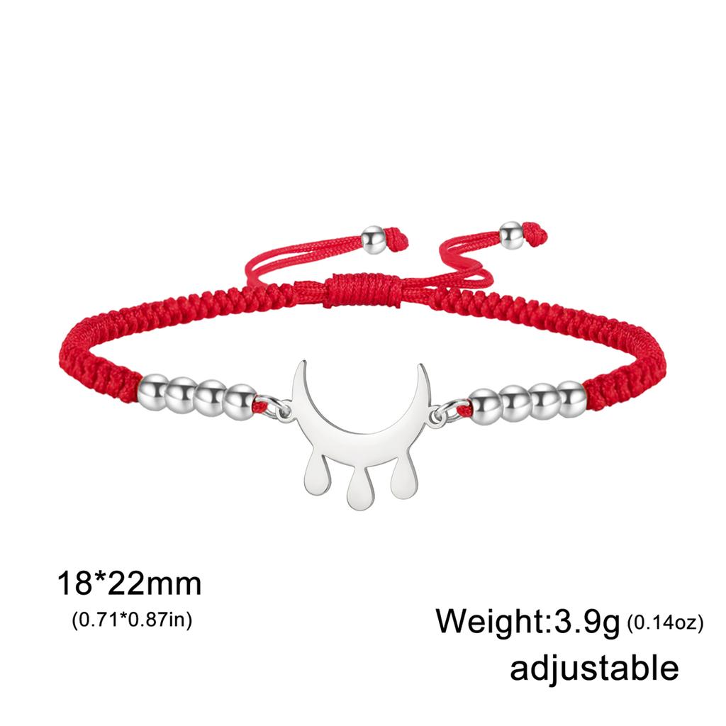  Stainless Steel Blessing Symbol Bracelet for Women Men Classic Geometric Pattern Bracelet Good Lucky Jewelry Party Gifts