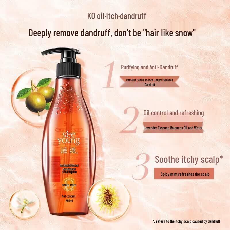 Seeyoung Tea Seed Oil Control & Dandruff Shampoo 265ml