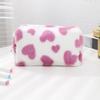 Borsa Cosmetica Amore Carina Peluche Morbida Borsa da Toilette per Ragazza per Trucco Viaggio Organizzatore di Trucco Astuccio Astuccio per Studenti borse