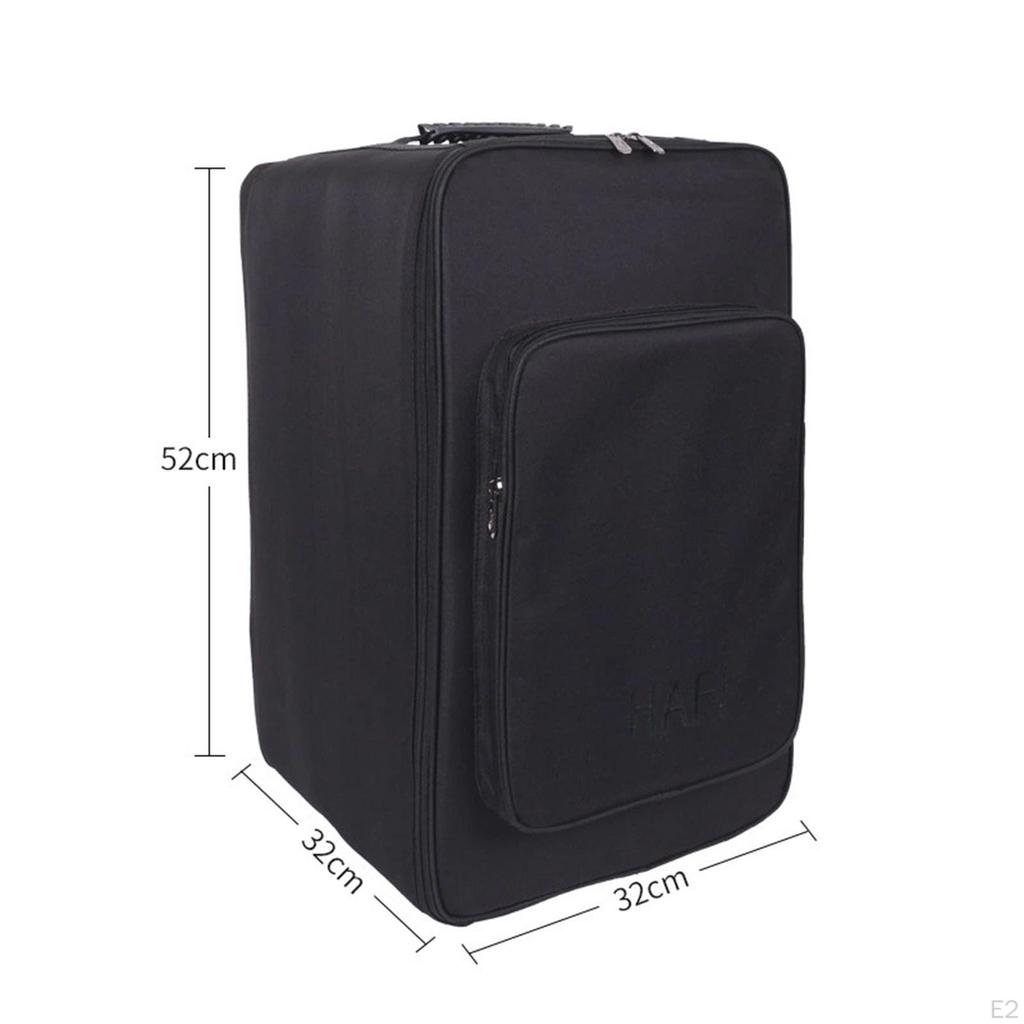 Cajon Box Case Backpack Drum Accessories with Carrying Grip Percussion Bag Gig