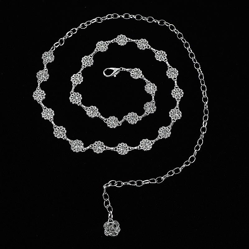 

Женская этническая резная металлическая цепочка на талию и пояс для платья